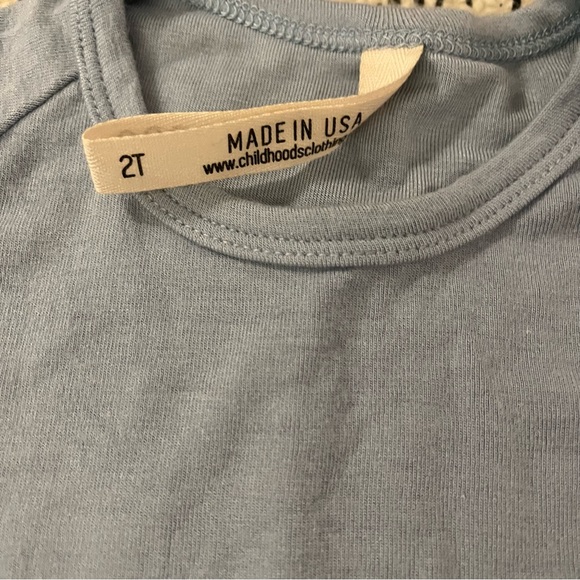 VGUC Childhoods Rib Knit Pants and Shirt in Cloud - Picture 4 of 11